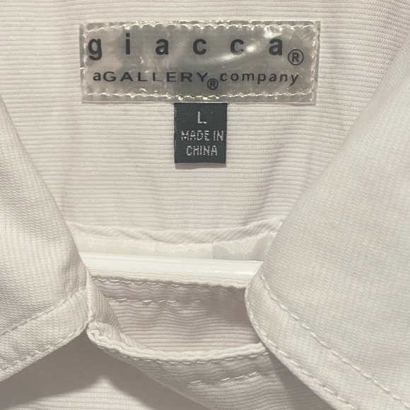 High Fashion Giacca White  Waist length trench coat - Picture 7 of 9